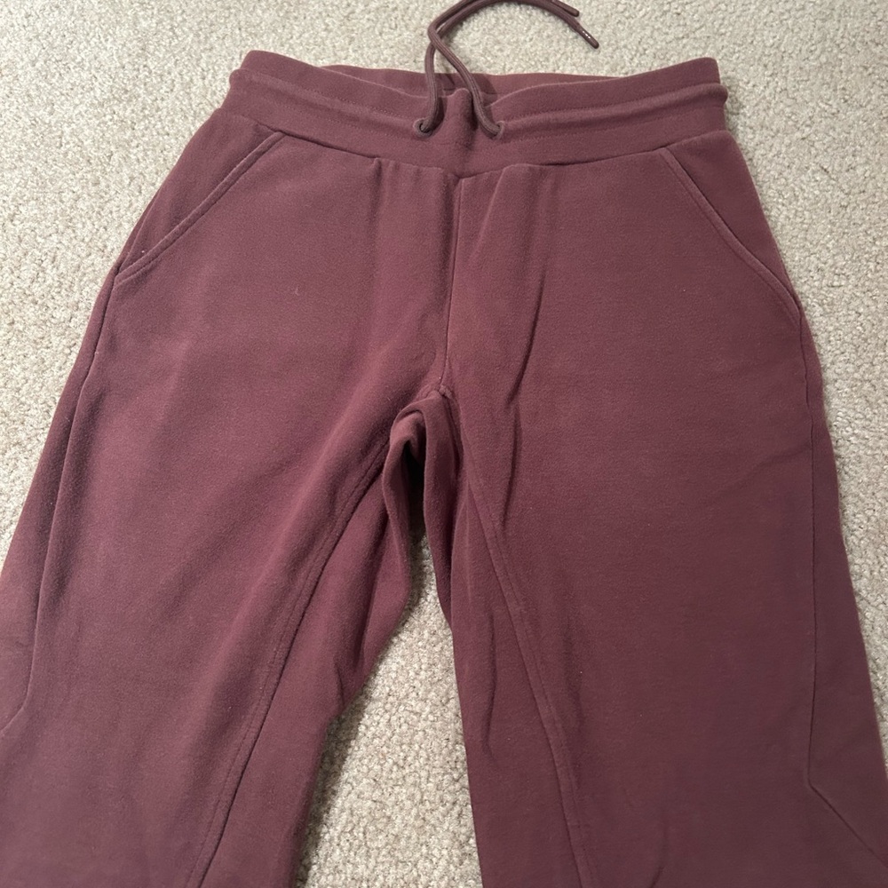 Alphalete Burgundy Jogger Pants - Picture 5 of 6